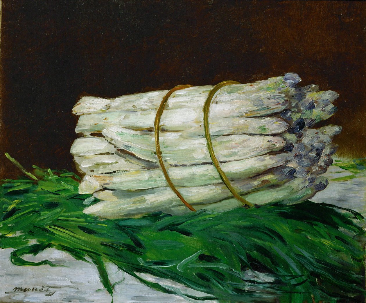 A Bunch of Asparagus by Edouard Manet