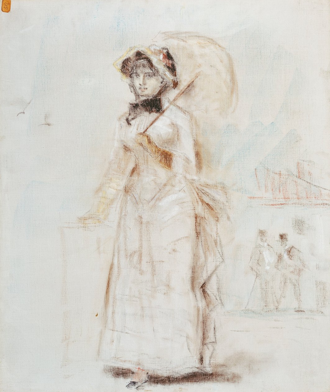 Woman Walking with Open Umbrella, 1880 by Édouard Manet