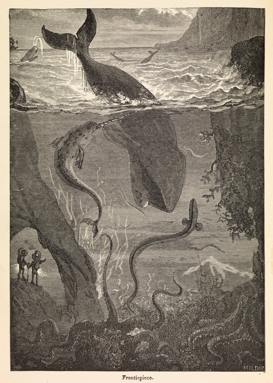 Frontispiece of Jules Verne