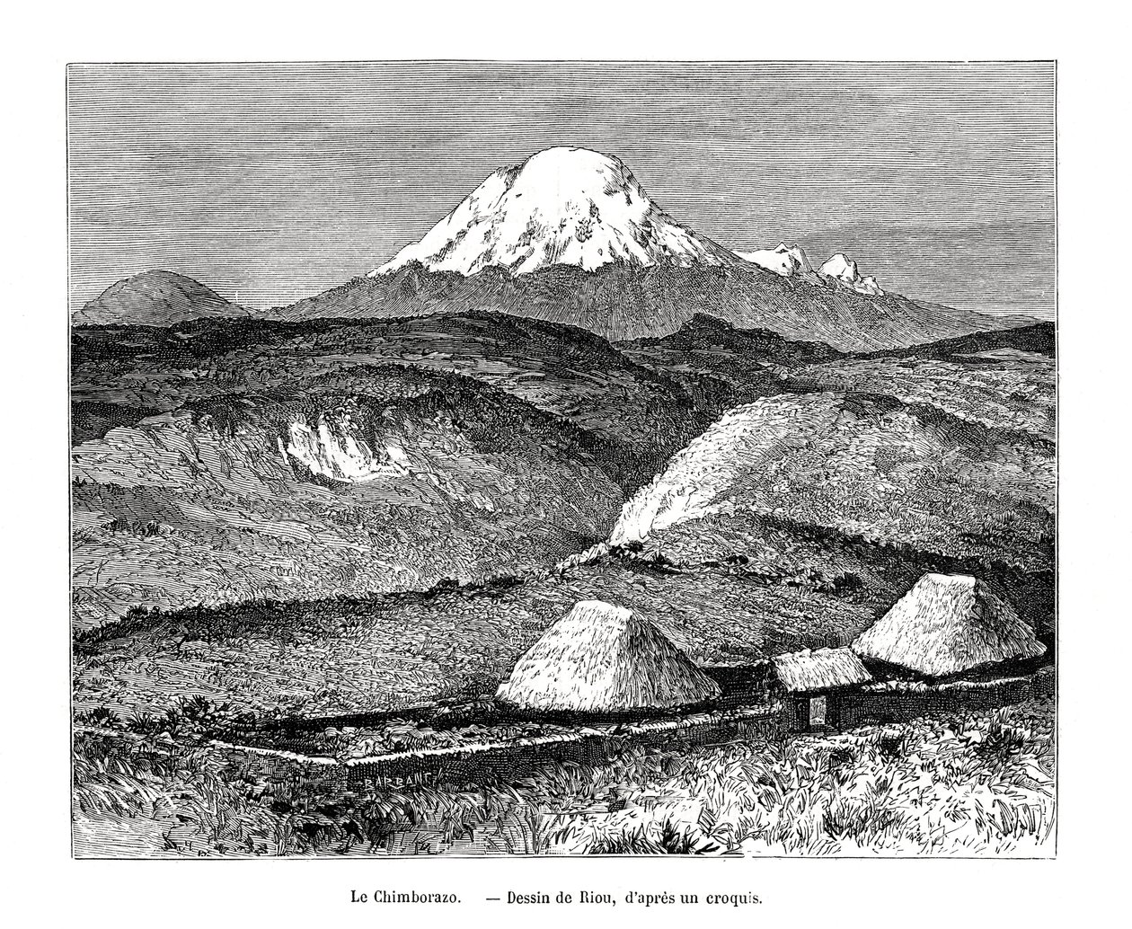 Mount Chimborazo, Ecuador by Edouard Riou