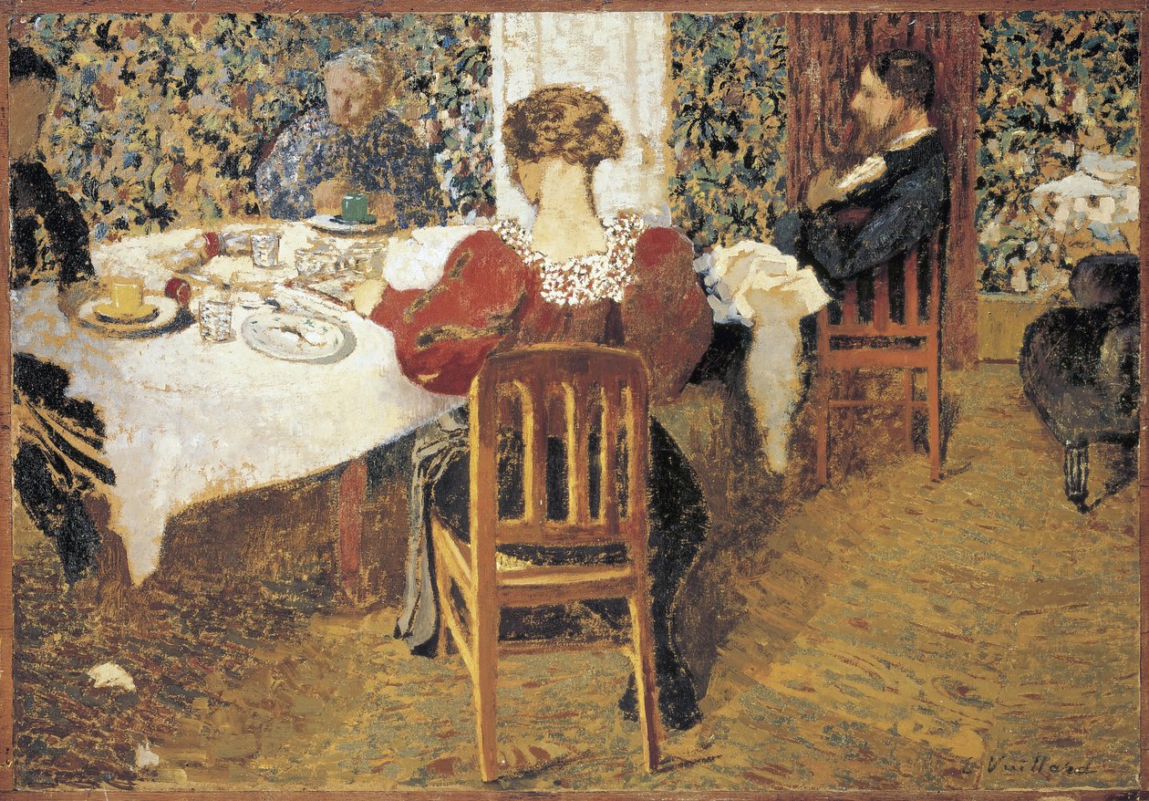 A Table (Le Dejeuner) by Edouard Vuillard