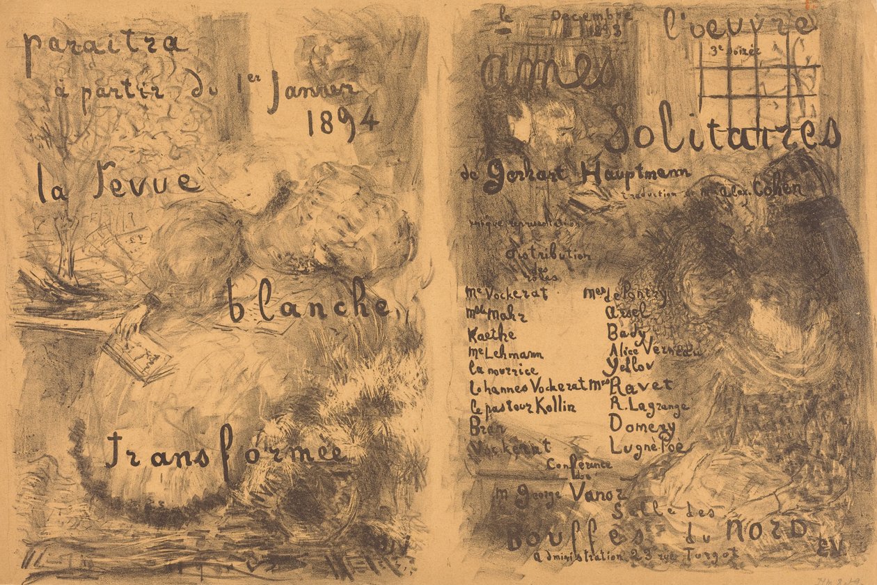 Lonely Souls by Edouard Vuillard