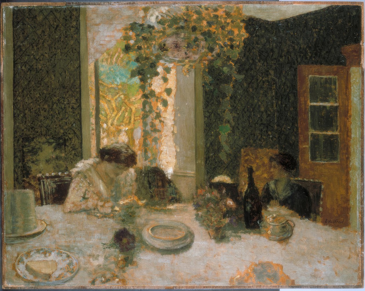 The Dining Room by Edouard Vuillard