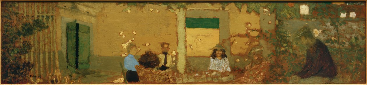 Family in the Garden by Edouard Vuillard