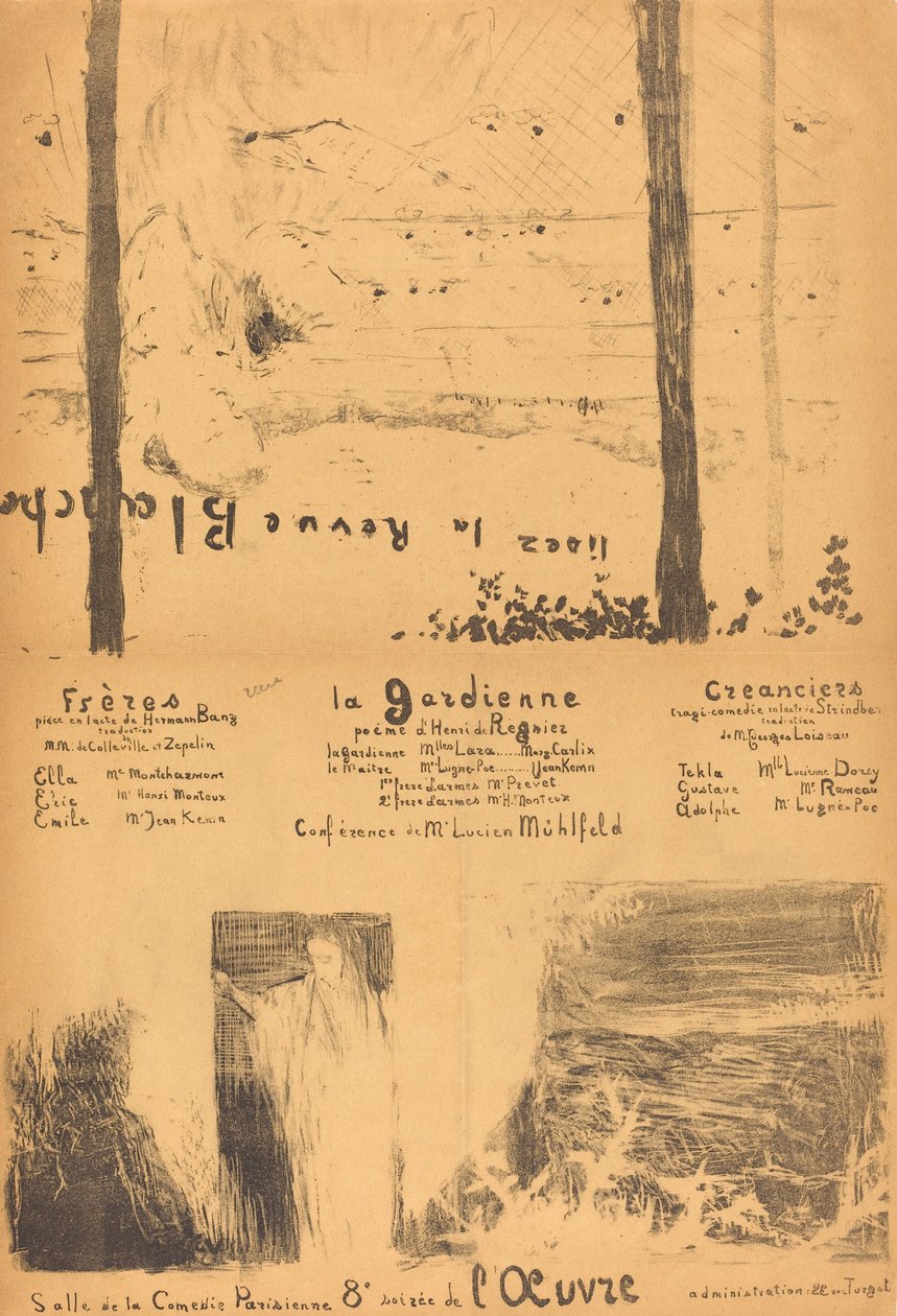Brothers, The Guardian, Creditors, 1894 by Edouard Vuillard