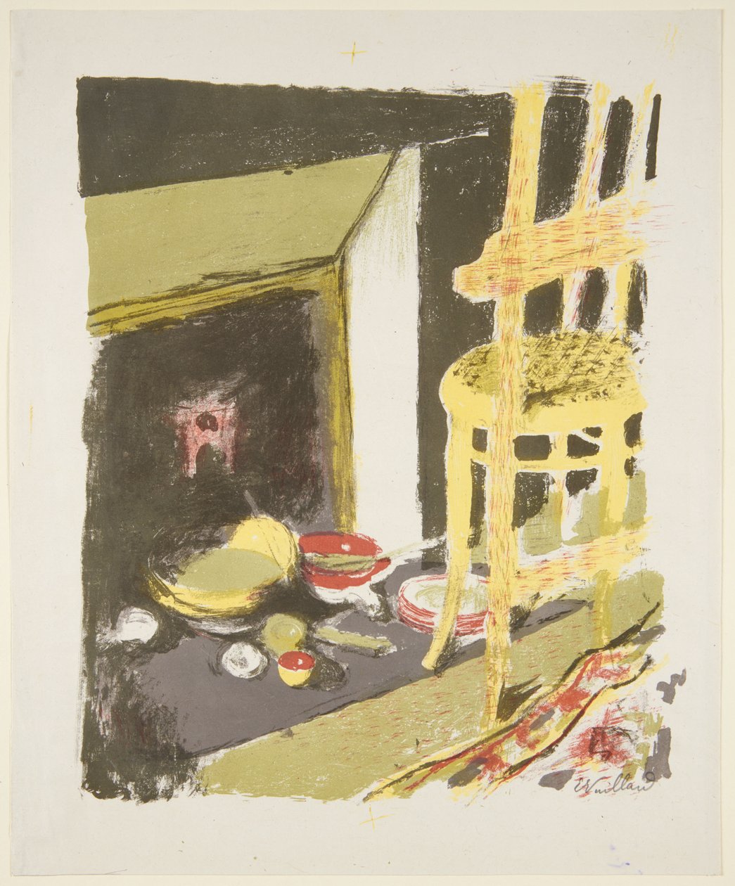 Landscapes and Interiors: The Hearth by Edouard Vuillard