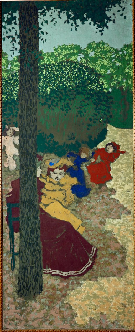 Little Girls Playing; from Vuillard