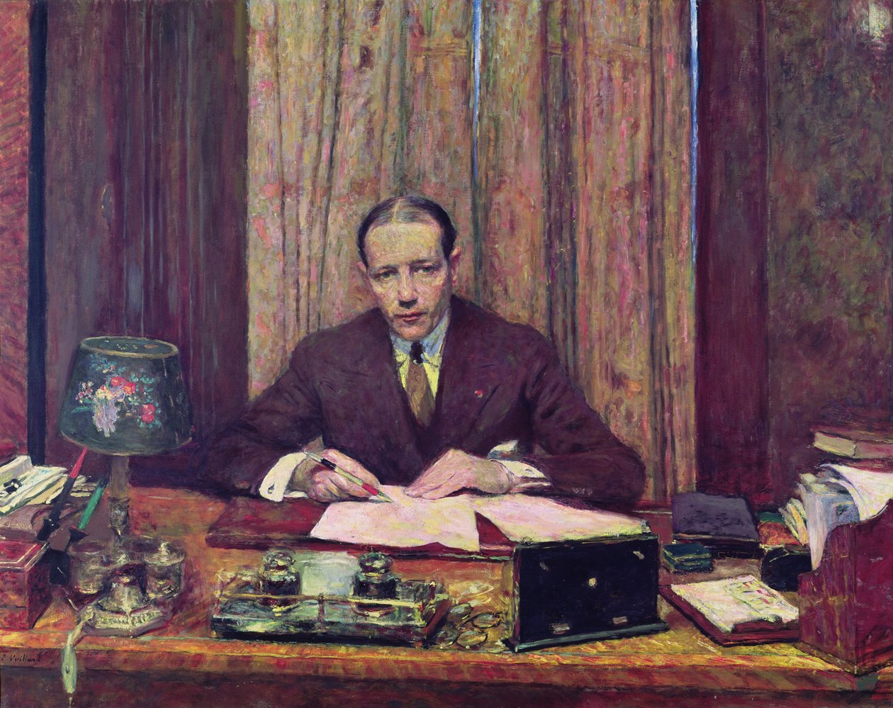 Lucien Rosengart by Edouard Vuillard