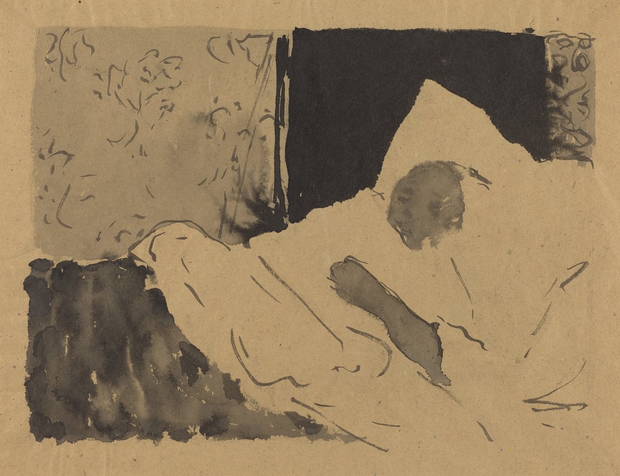 Madame V. Sleeping by Edouard Vuillard