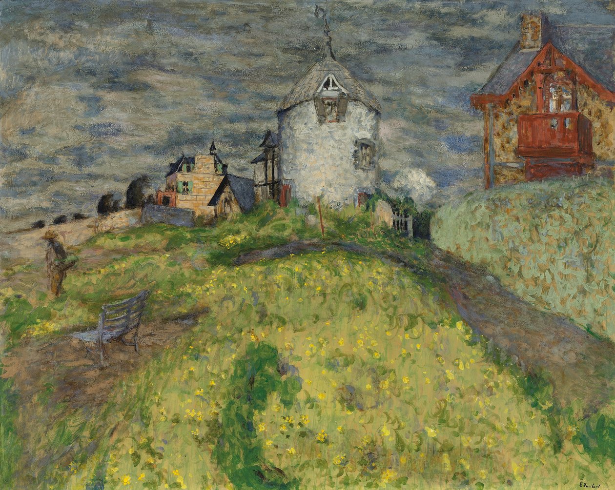Mill at Saint-Jacut or Villas in the Country by Edouard Vuillard