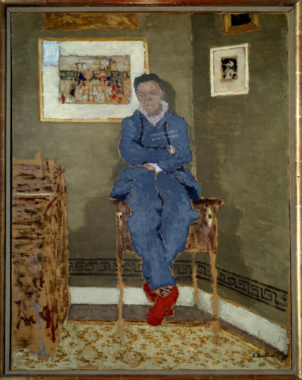 Portrait of the Painter Felix Vallotton by Edouard Vuillard
