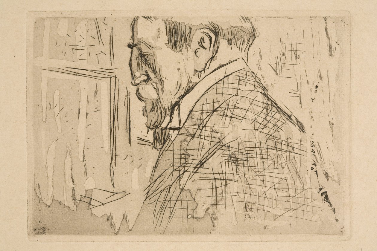 Portrait of Théo Van Rysselberghe by Edouard Vuillard