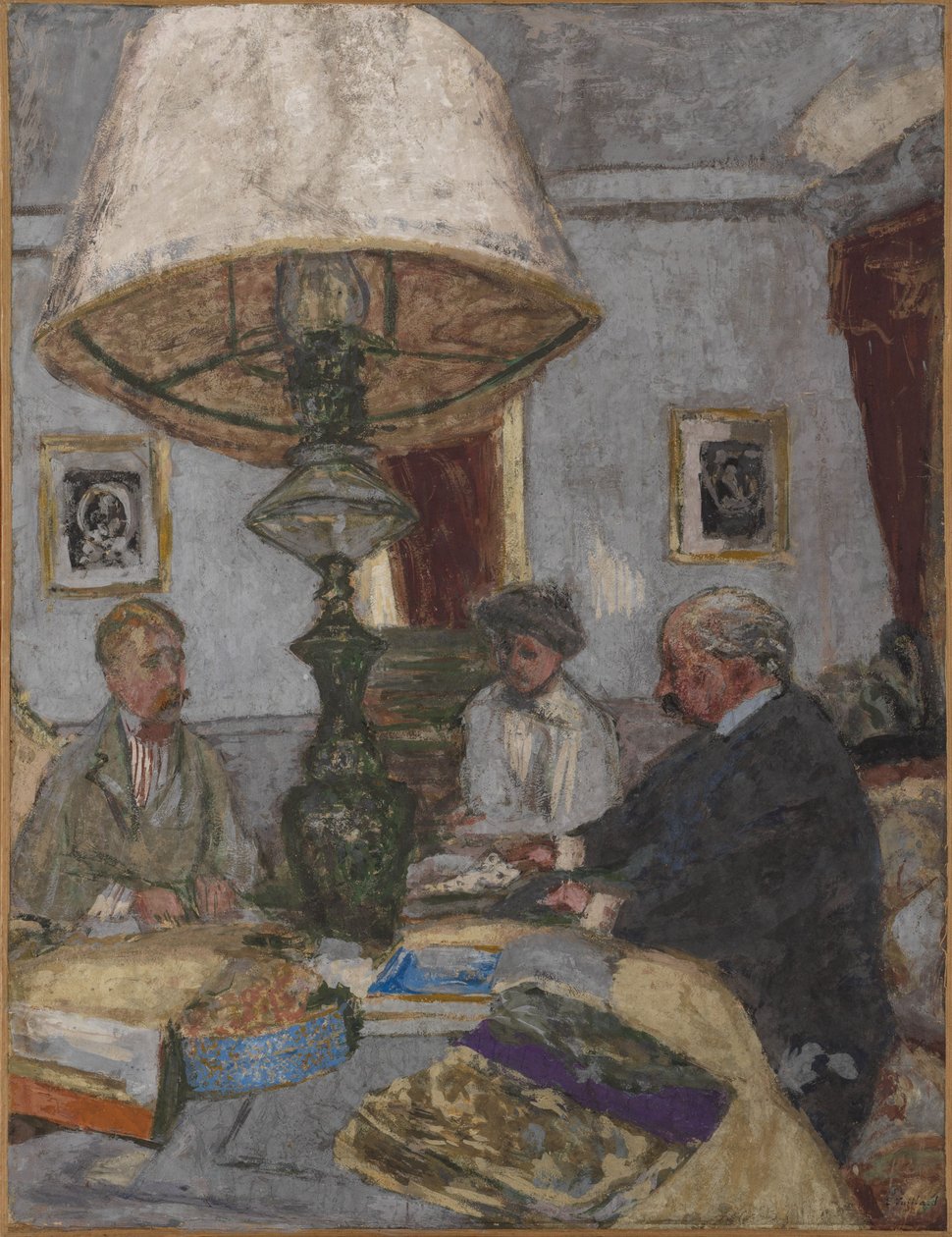 Under the Great Lamp at Saint-Jacut by Edouard Vuillard