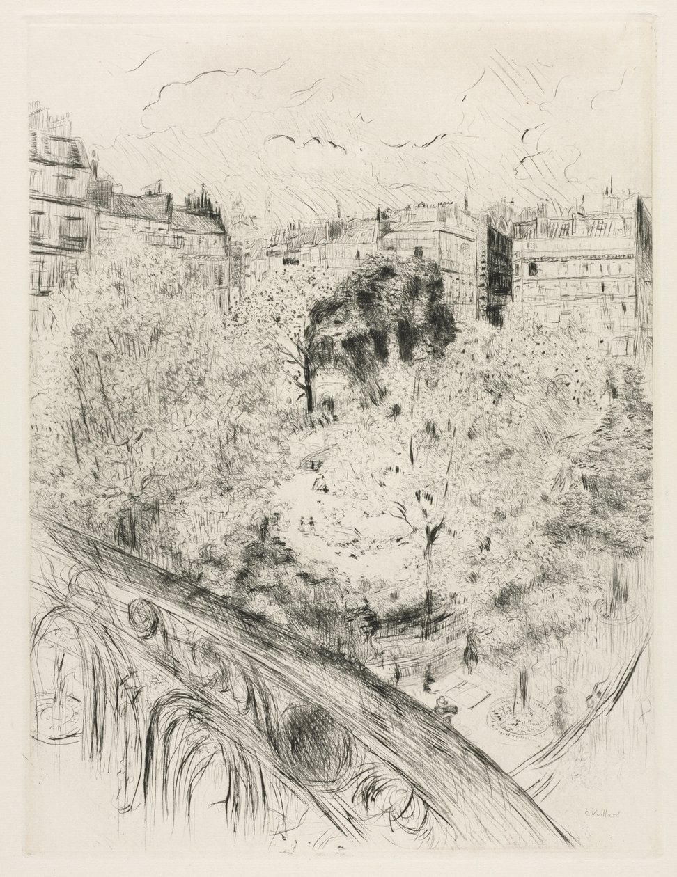 Square Vintimille by Edouard Vuillard