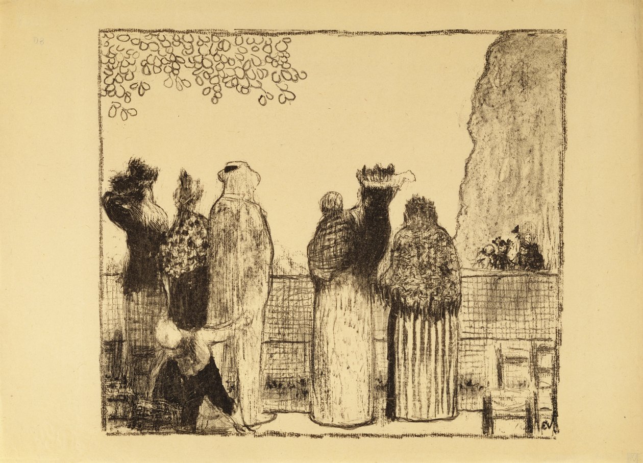 The Tuileries, 1895 by Edouard Vuillard