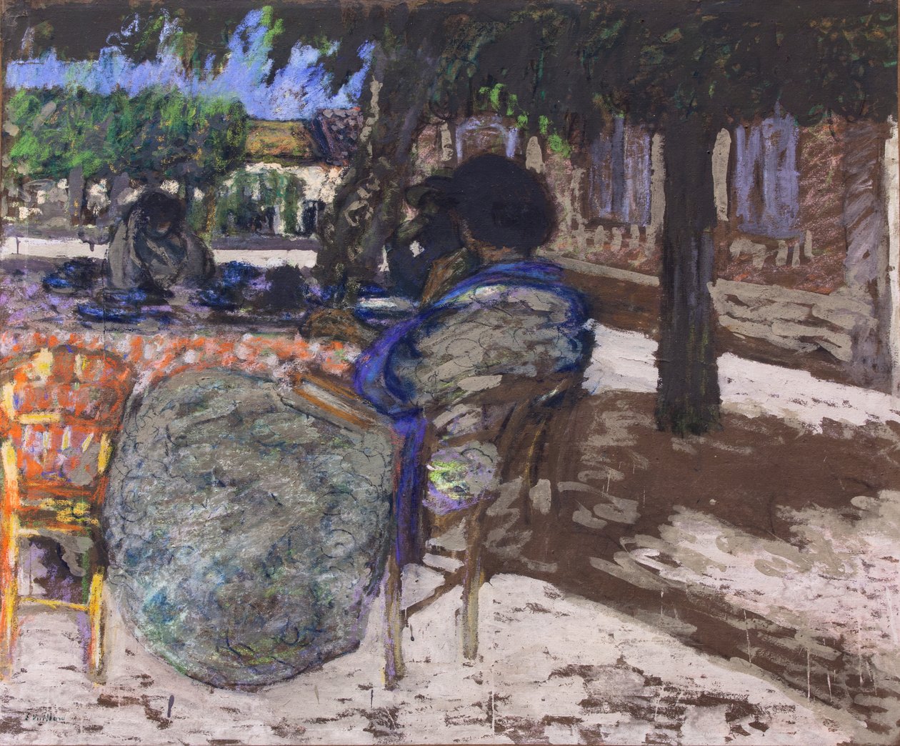 Under the Red Pavilion Trees, 1905-07 by Edouard Vuillard