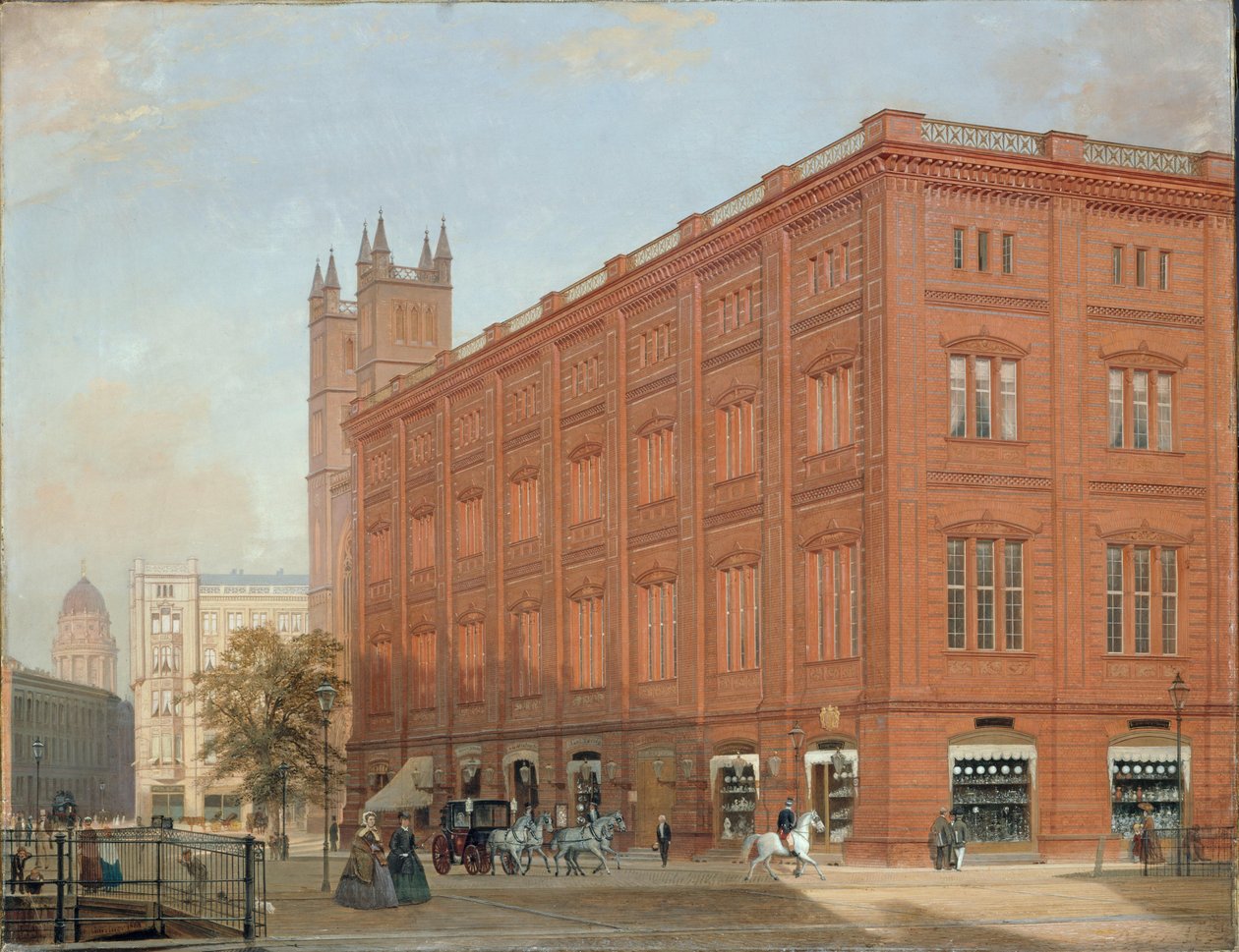 The Building Academy by Eduard Gaertner