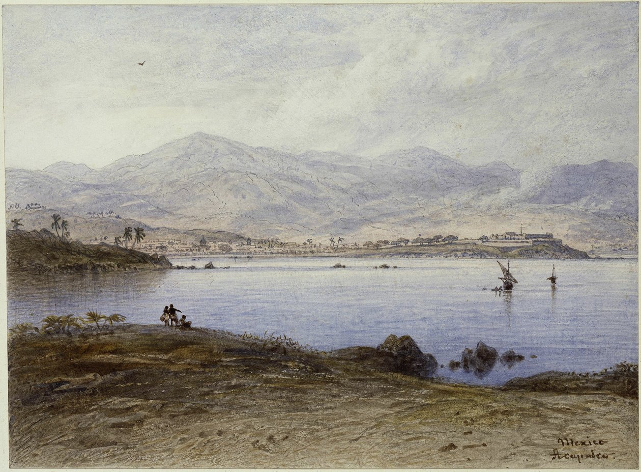Bay of Acapulco by Eduard Hildebrandt