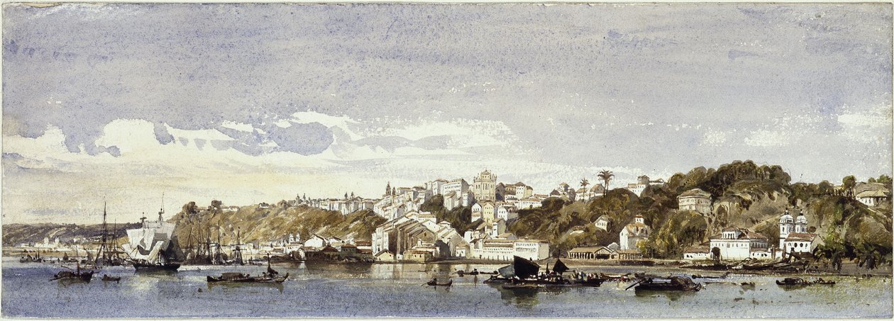 Panorama of Bahia by Eduard Hildebrandt