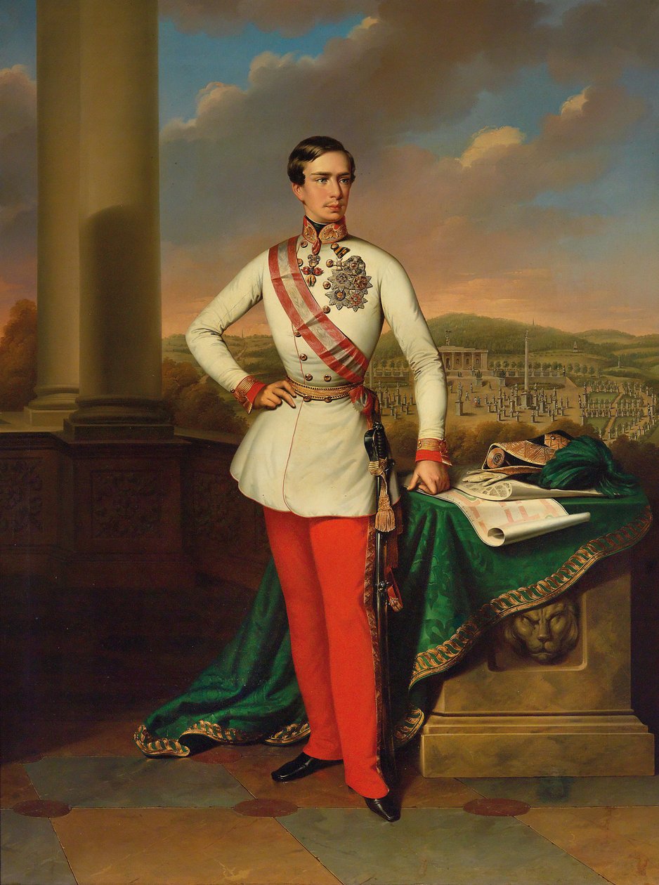 Portrait of Emperor Franz Joseph I of Austria, 1853 by Eduard Klieber