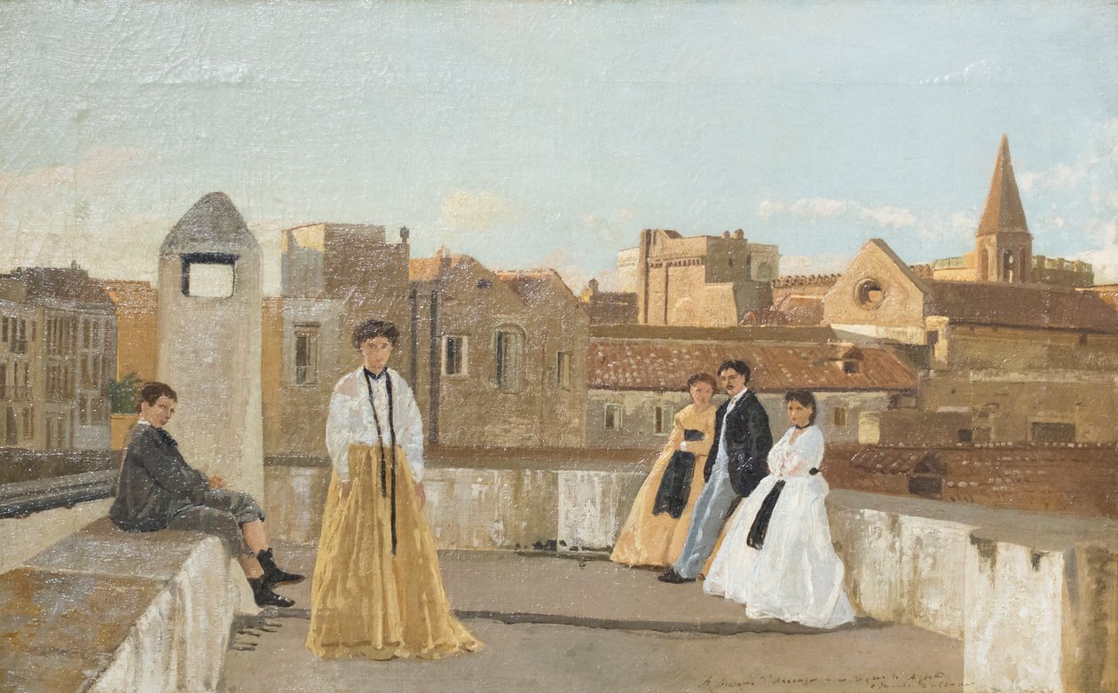 The Terrace by Eduardo Dalbono
