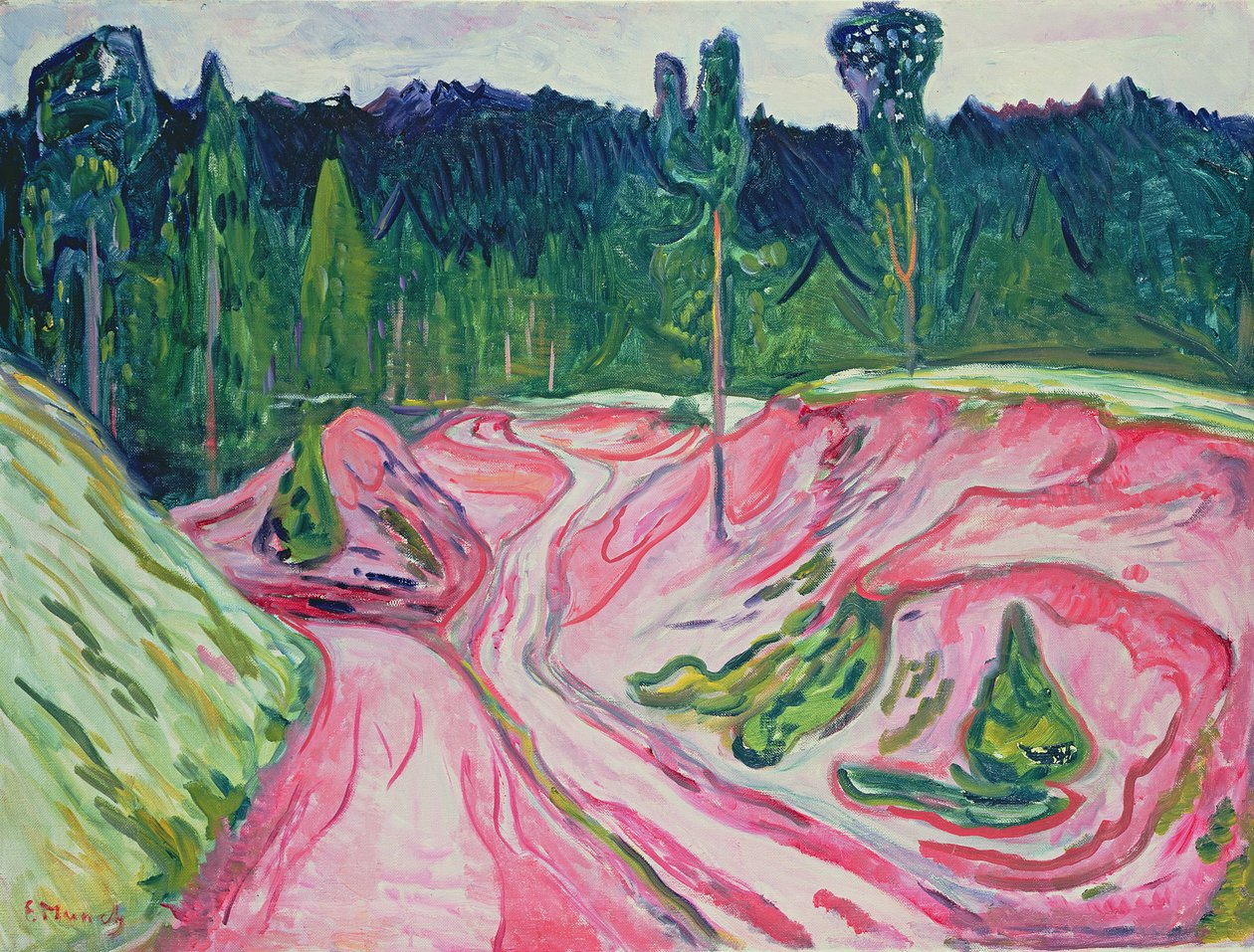 Forest in Thuringia, c.1904 by Edvard Munch