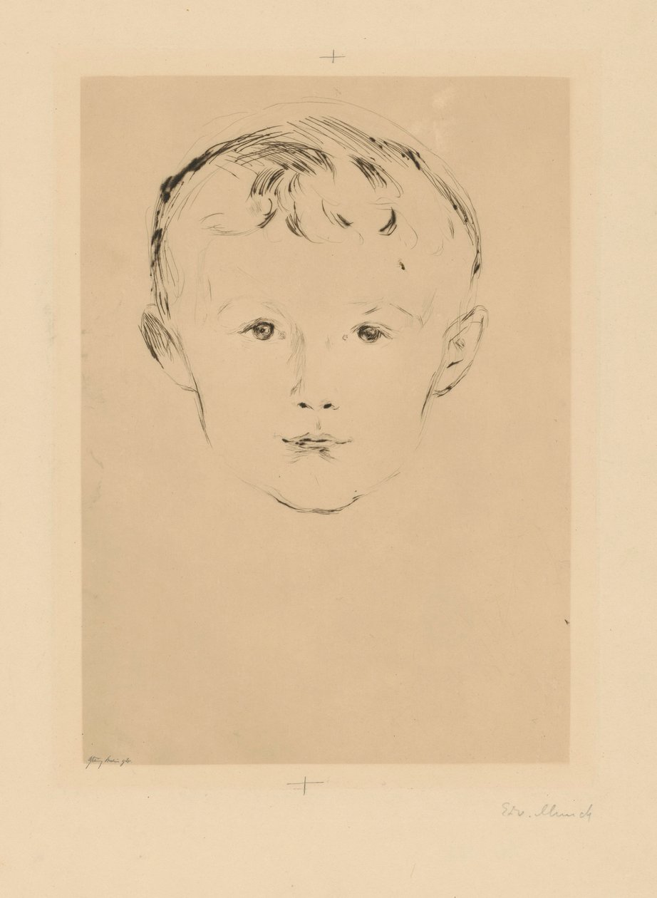 From the Portfolio "From the House of Max Linde": Theodor Linde by Edvard Munch