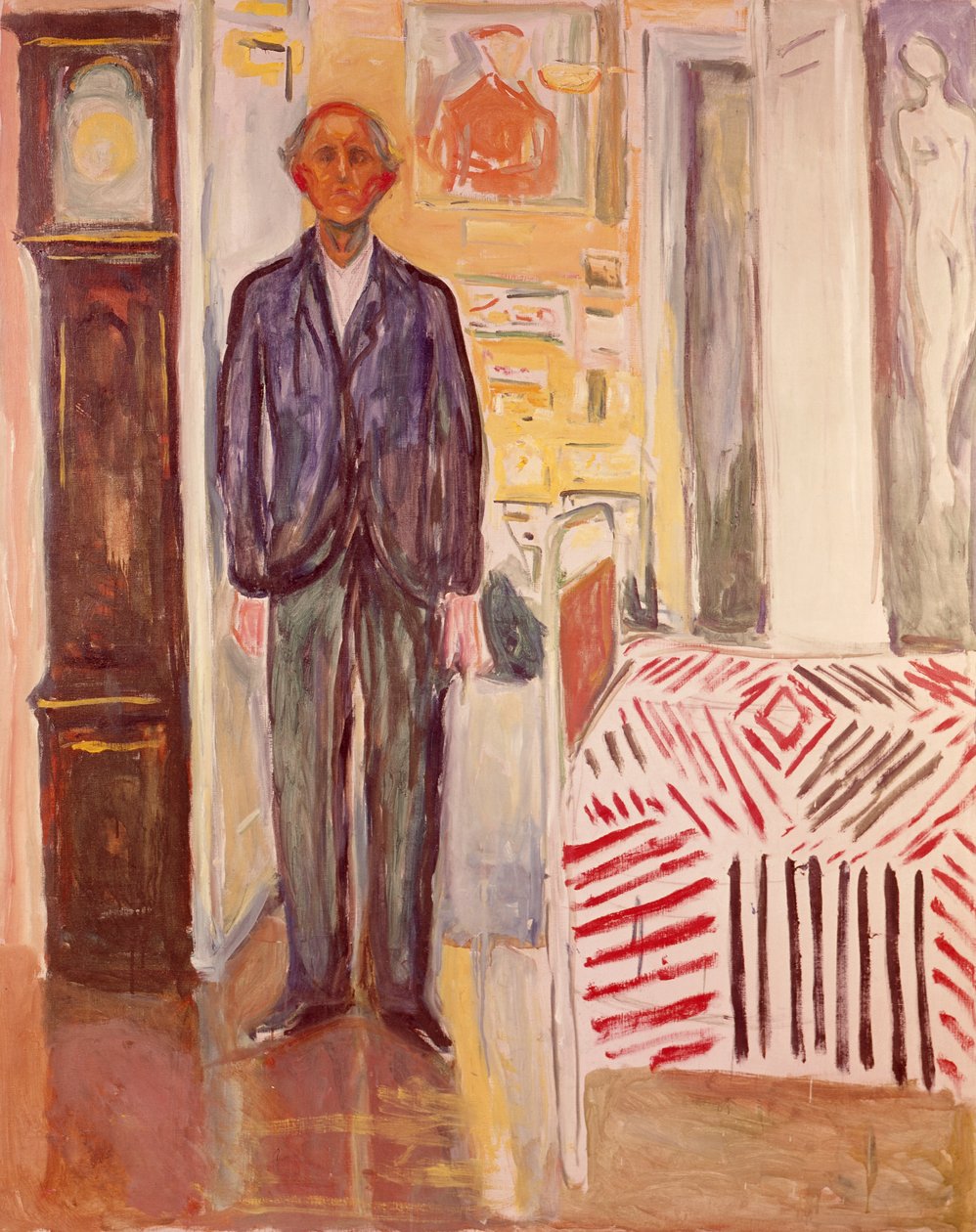 Between the Clock and the Bed by Edvard Munch