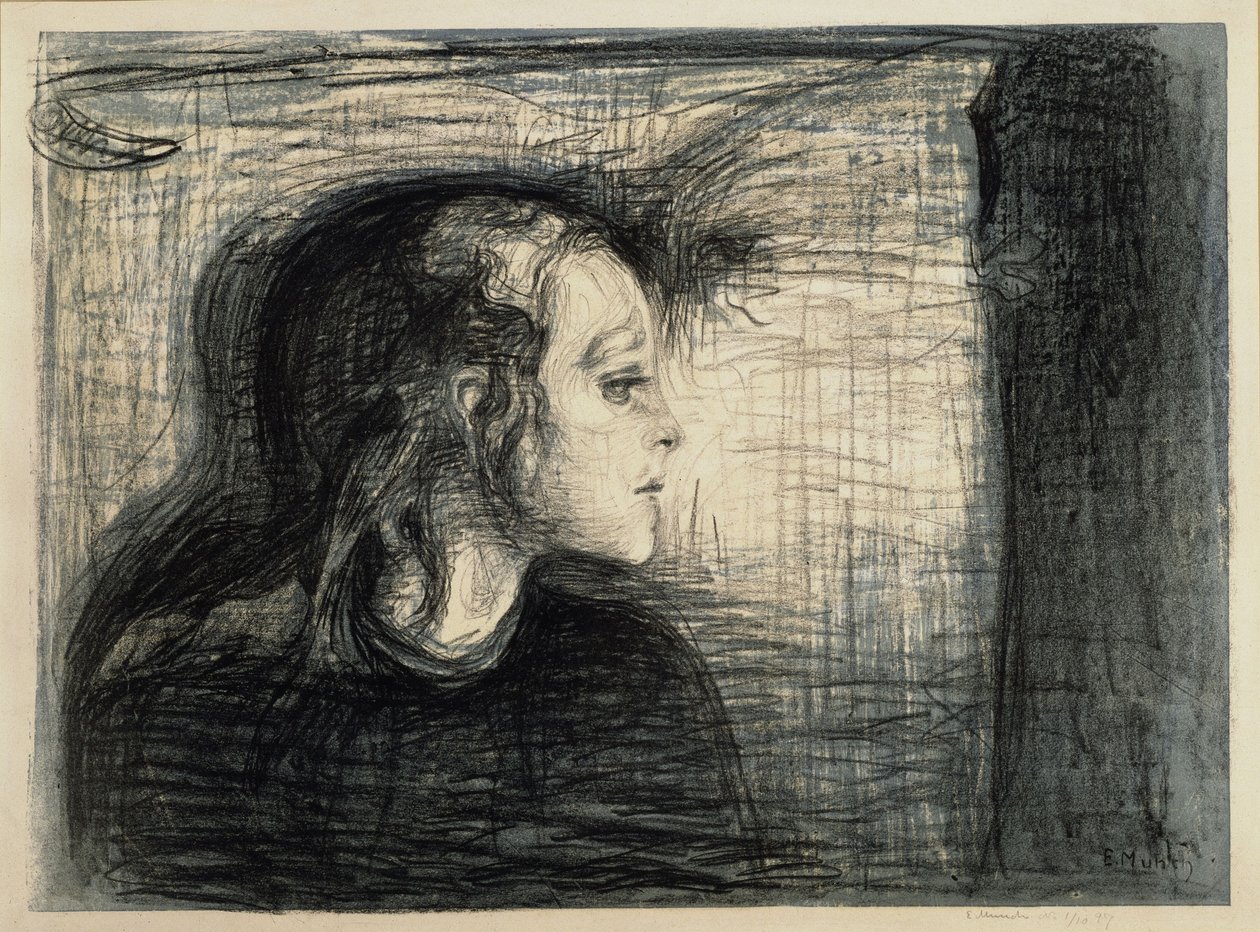 The Sick Child I by Edvard Munch