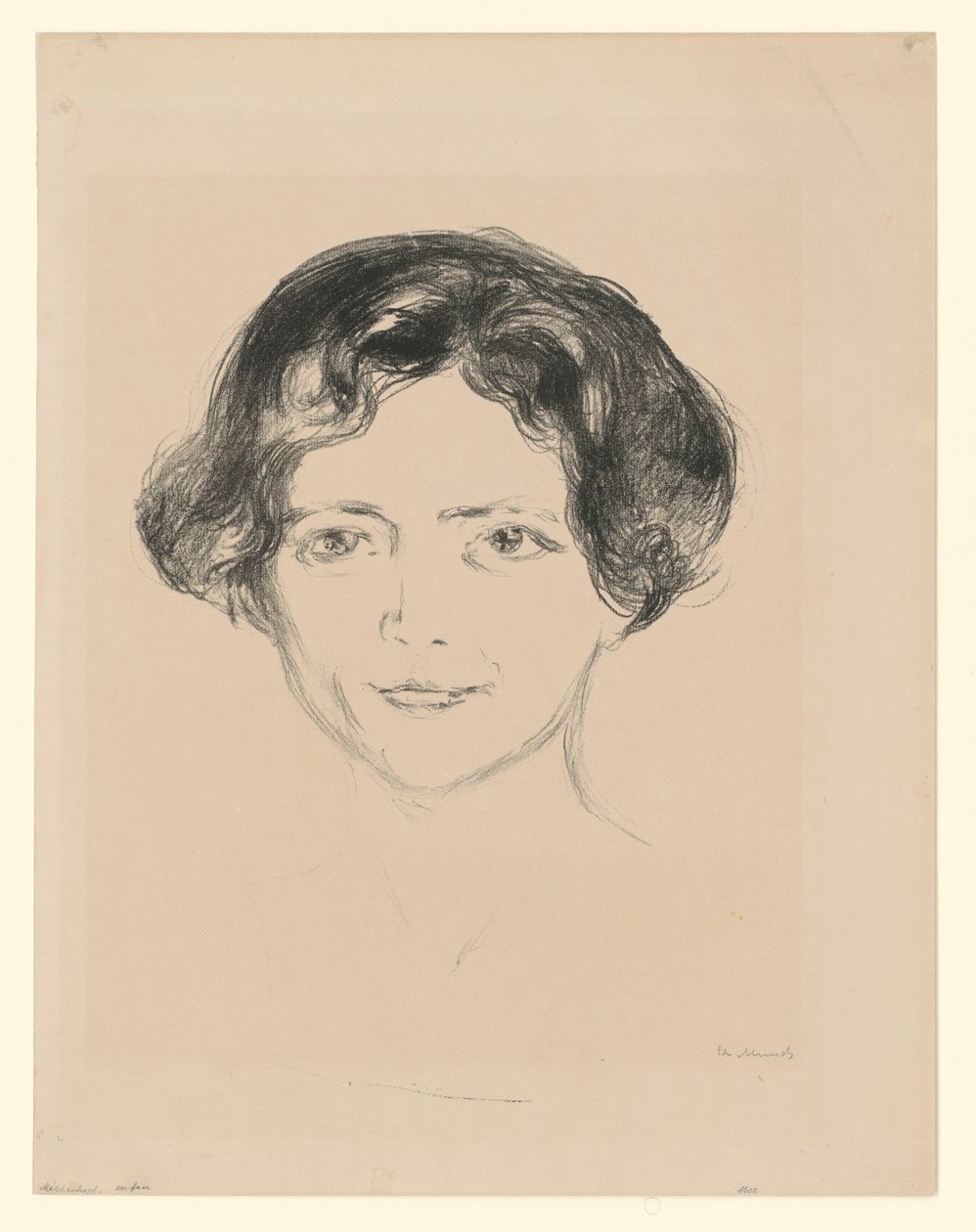Edith Rode by Edvard Munch