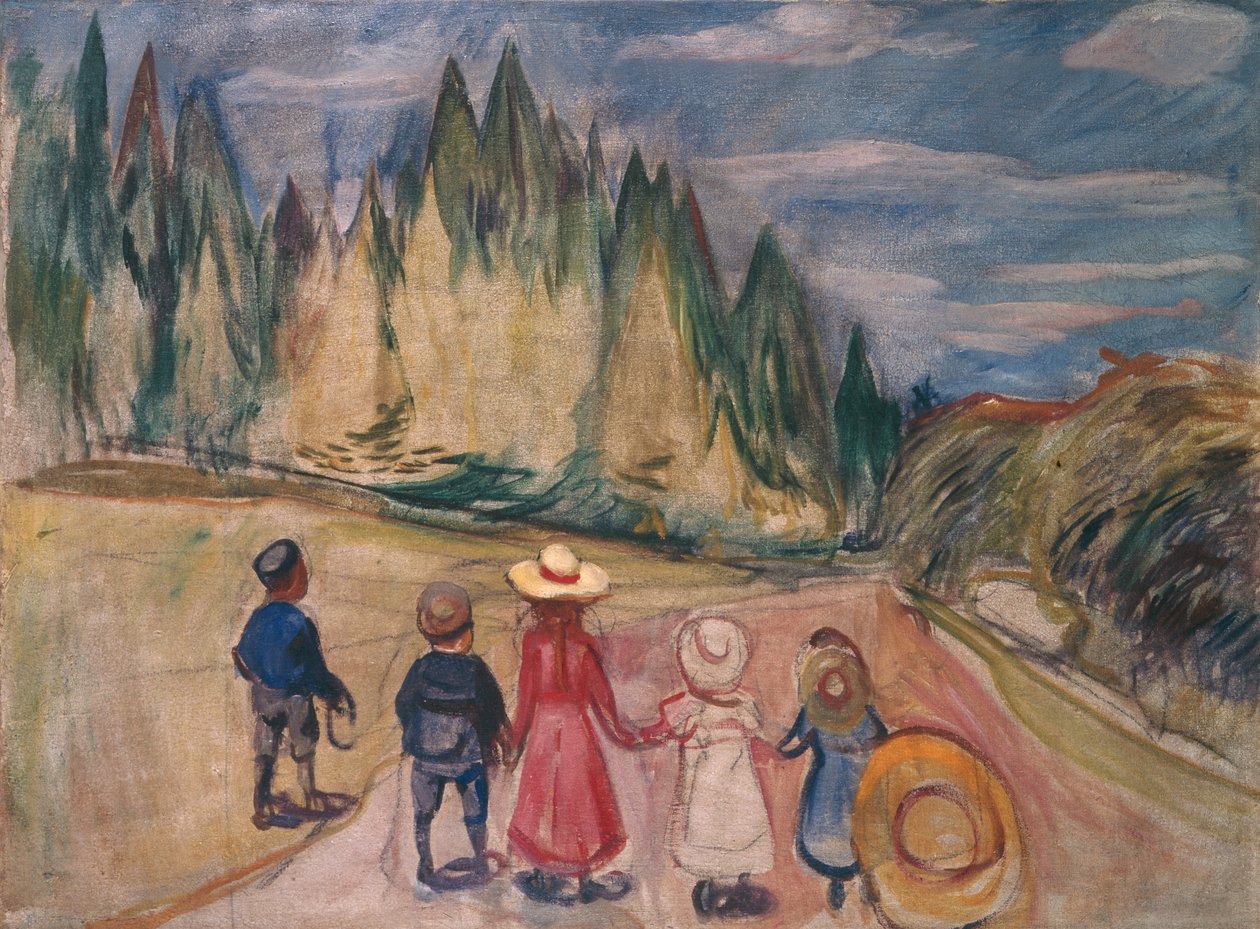 Fairy-Tale Forest by Edvard Munch