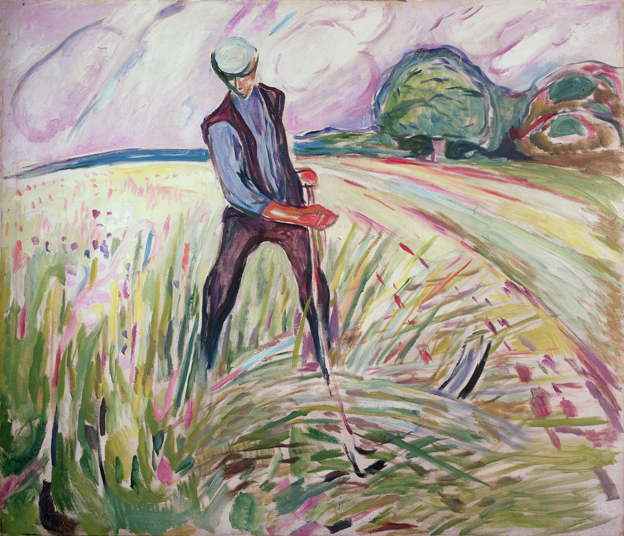 Haymaking by Edvard Munch