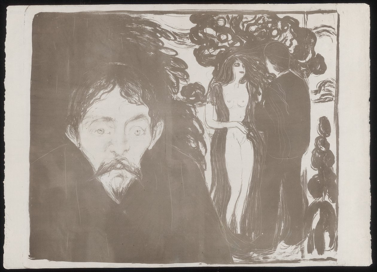 Jealousy by Edvard Munch