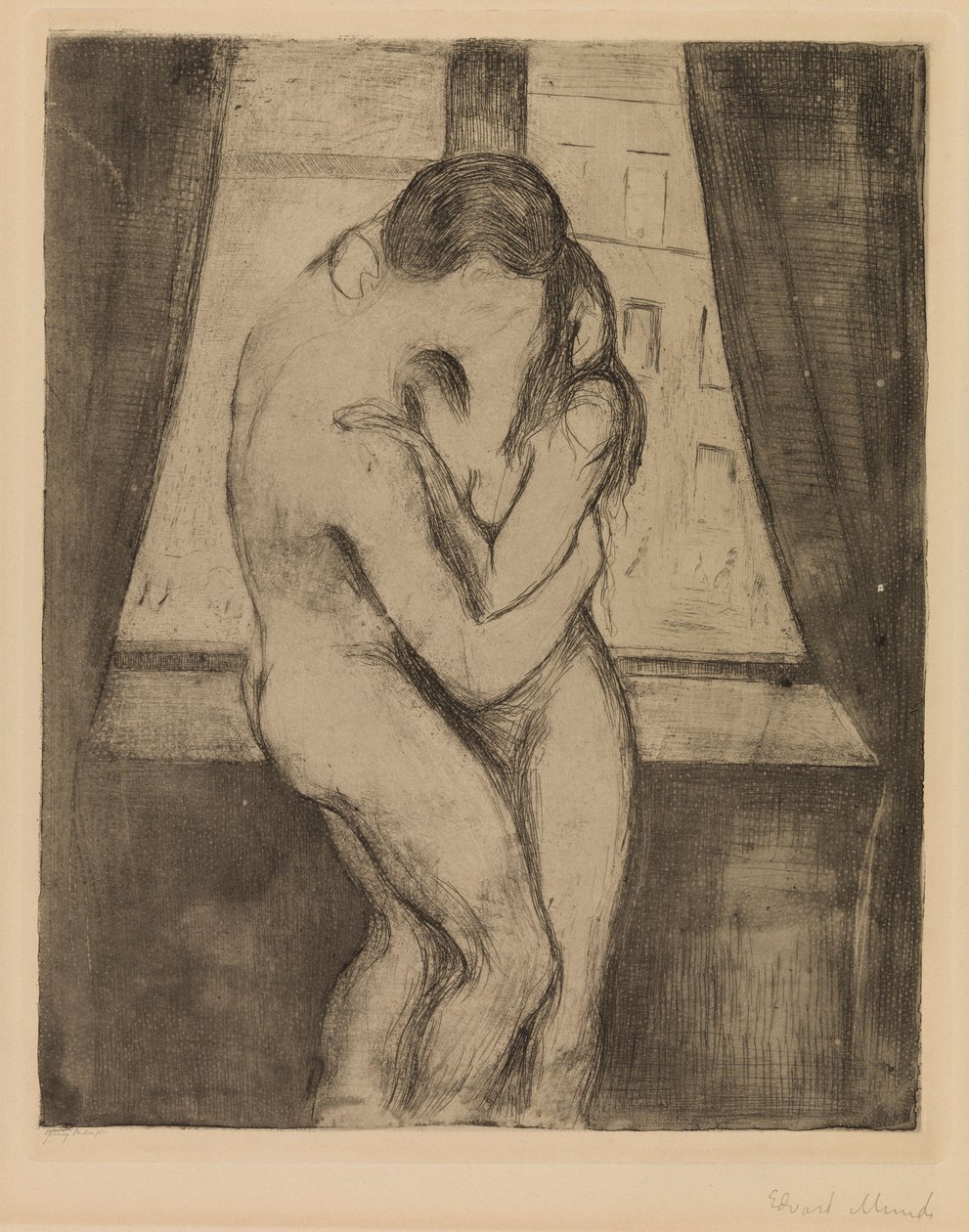 Kiss by Edvard Munch