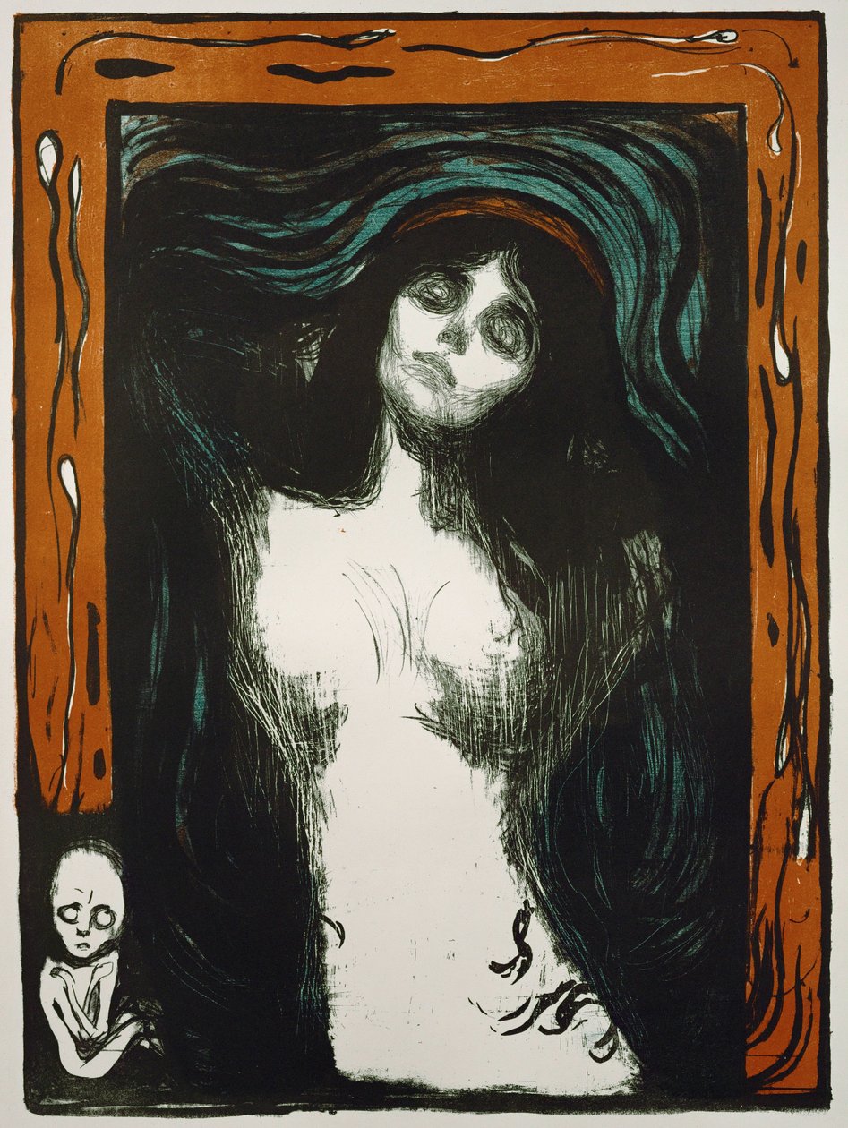 Madonna by Edvard Munch