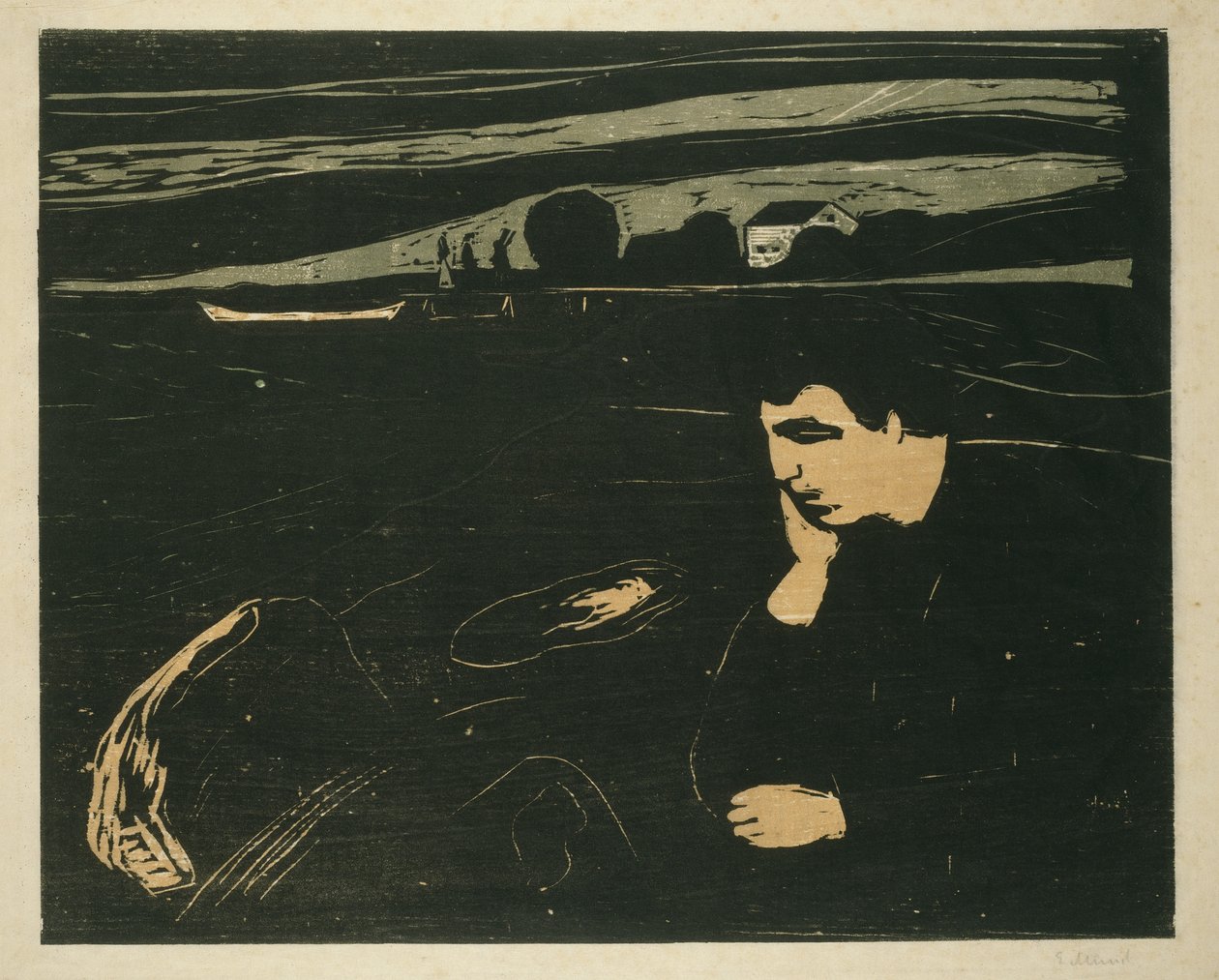 Melancholy III, 1902 by Edvard Munch