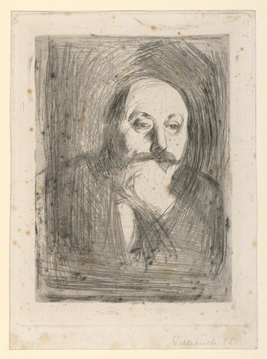 Richard Mengelberg by Edvard Munch