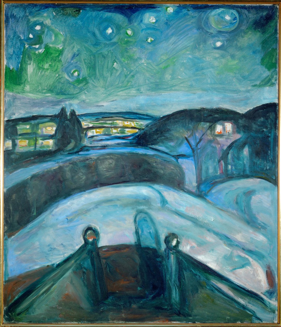 Starry Night, Ekely by Edvard Munch
