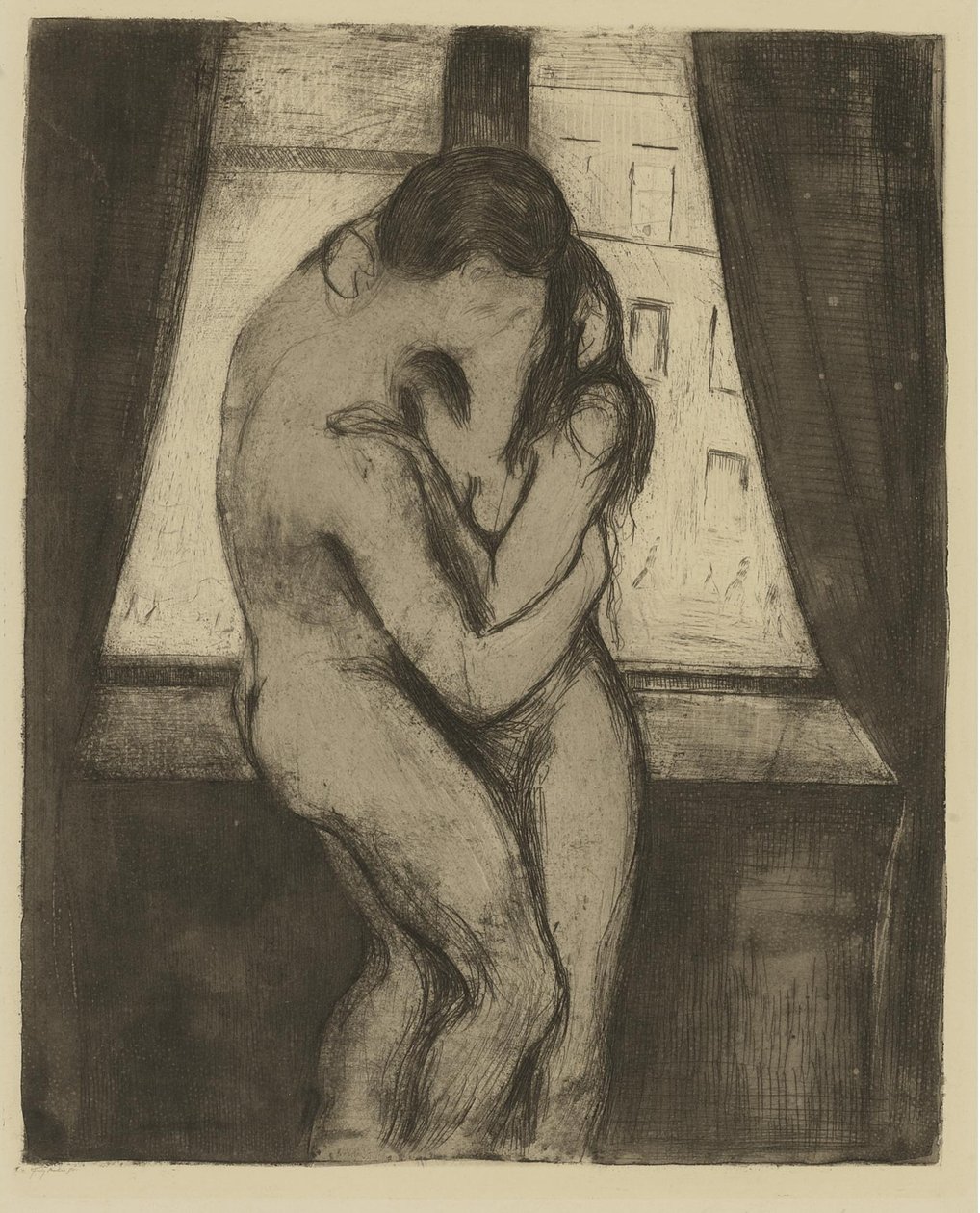 The Kiss by Edvard Munch