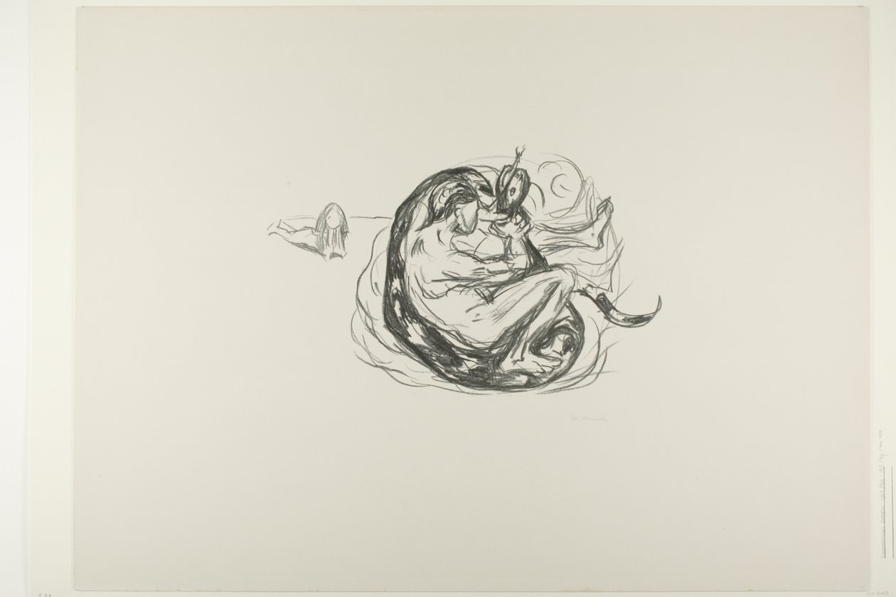 The Serpent is Killed by Edvard Munch