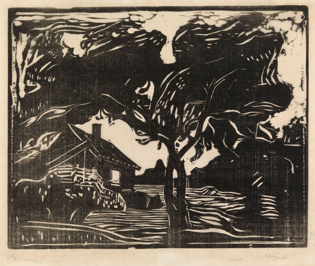 Tree by Edvard Munch