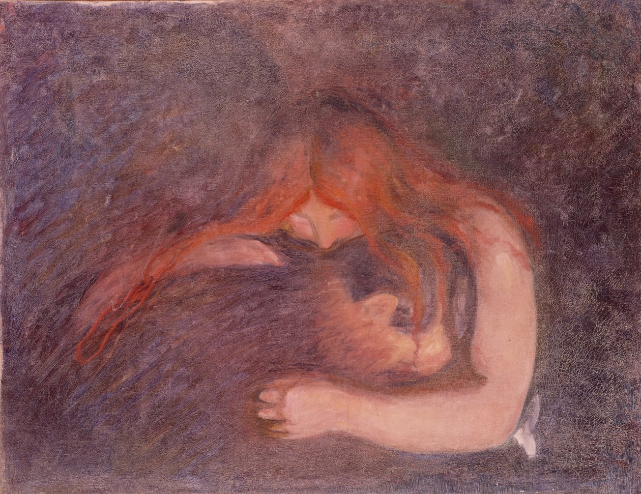 Vampire by Edvard Munch: Premium art reproduction