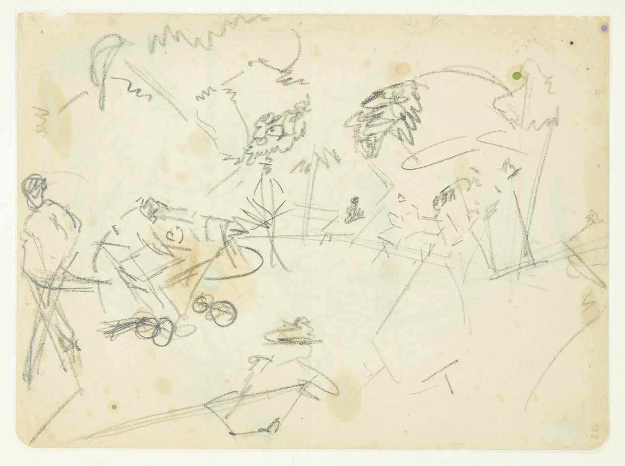 Composition Study for the Langelinie Painting by Edvard Weie