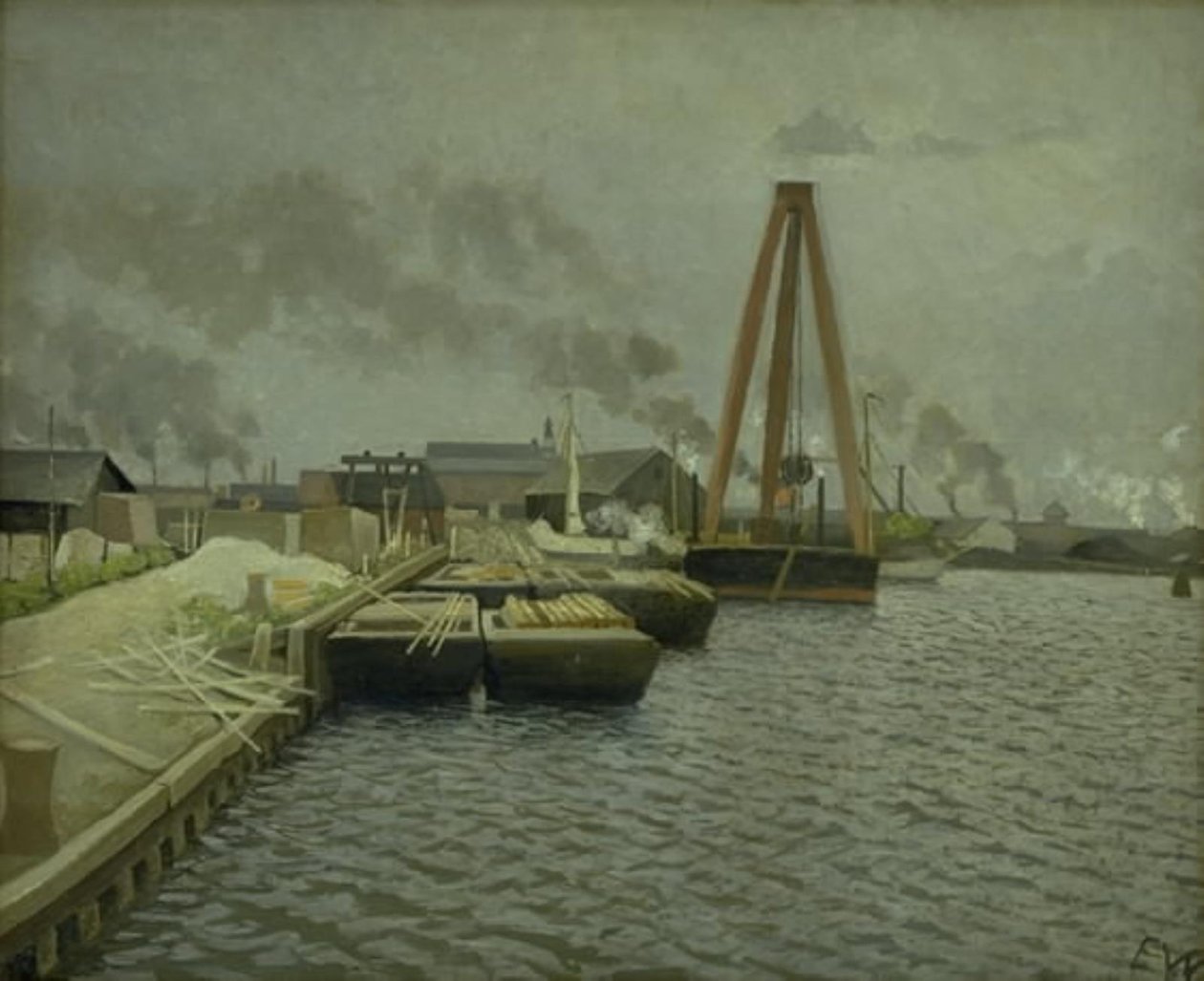 Refshaleøen. The Copenhagen Harbour by Edvard Weie
