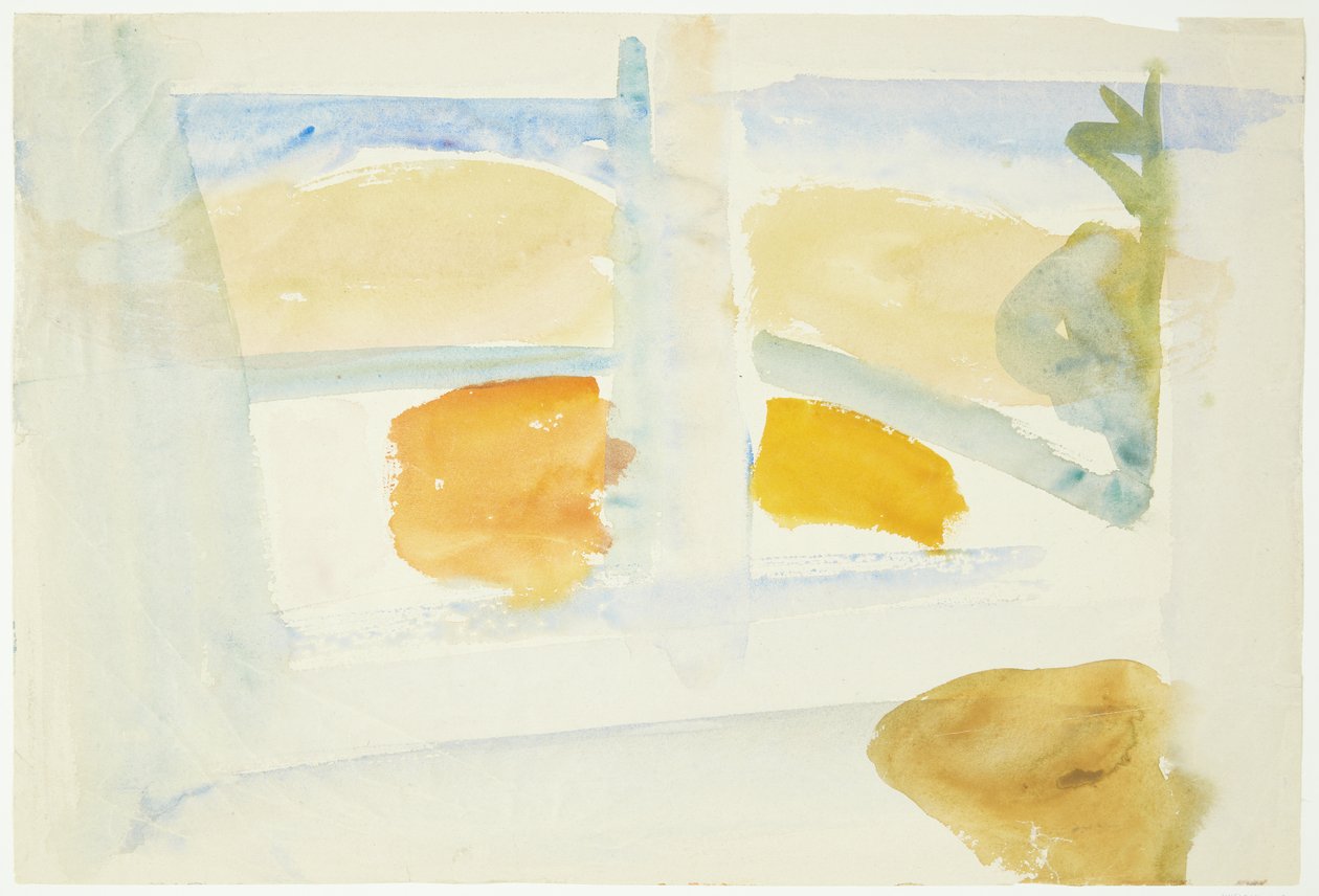 View through a Window to a Beach, Southern France by Edvard Weie