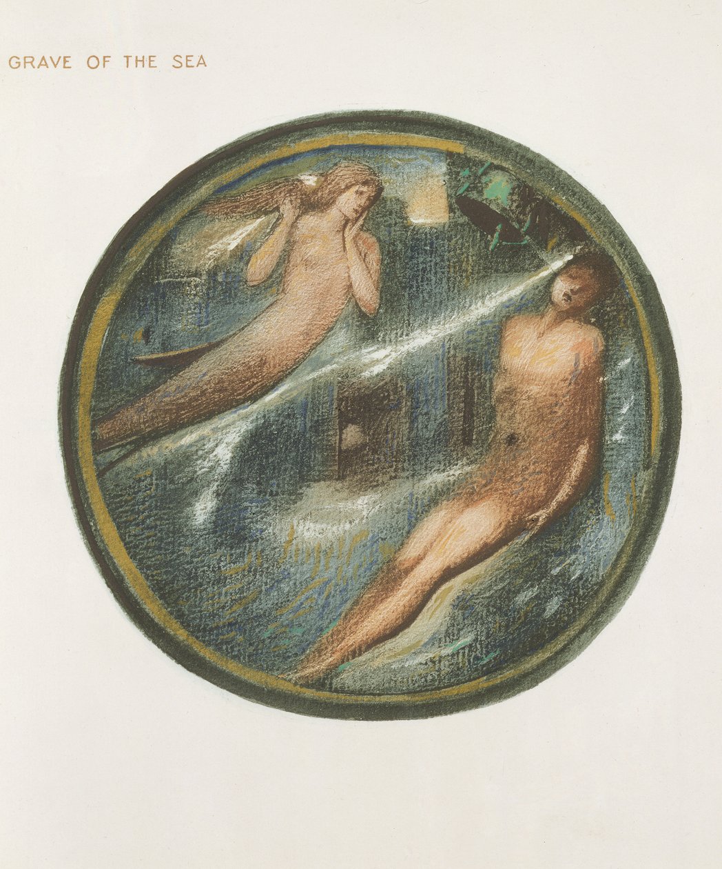 The Flower Book: XVI. Grave of the Sea, 1905 by Edward Burne Jones