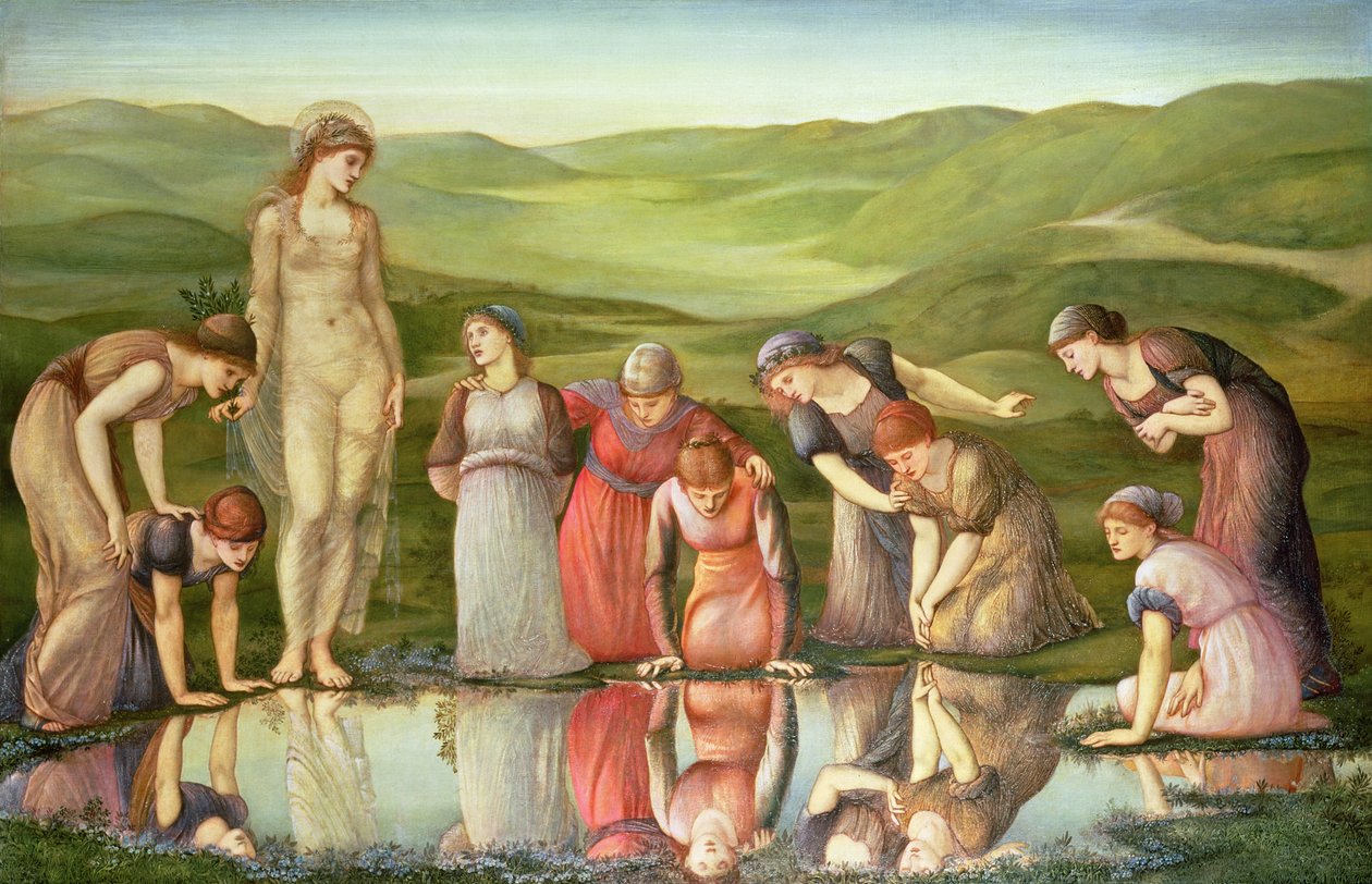 The Mirror of Venus by Edward Burne Jones