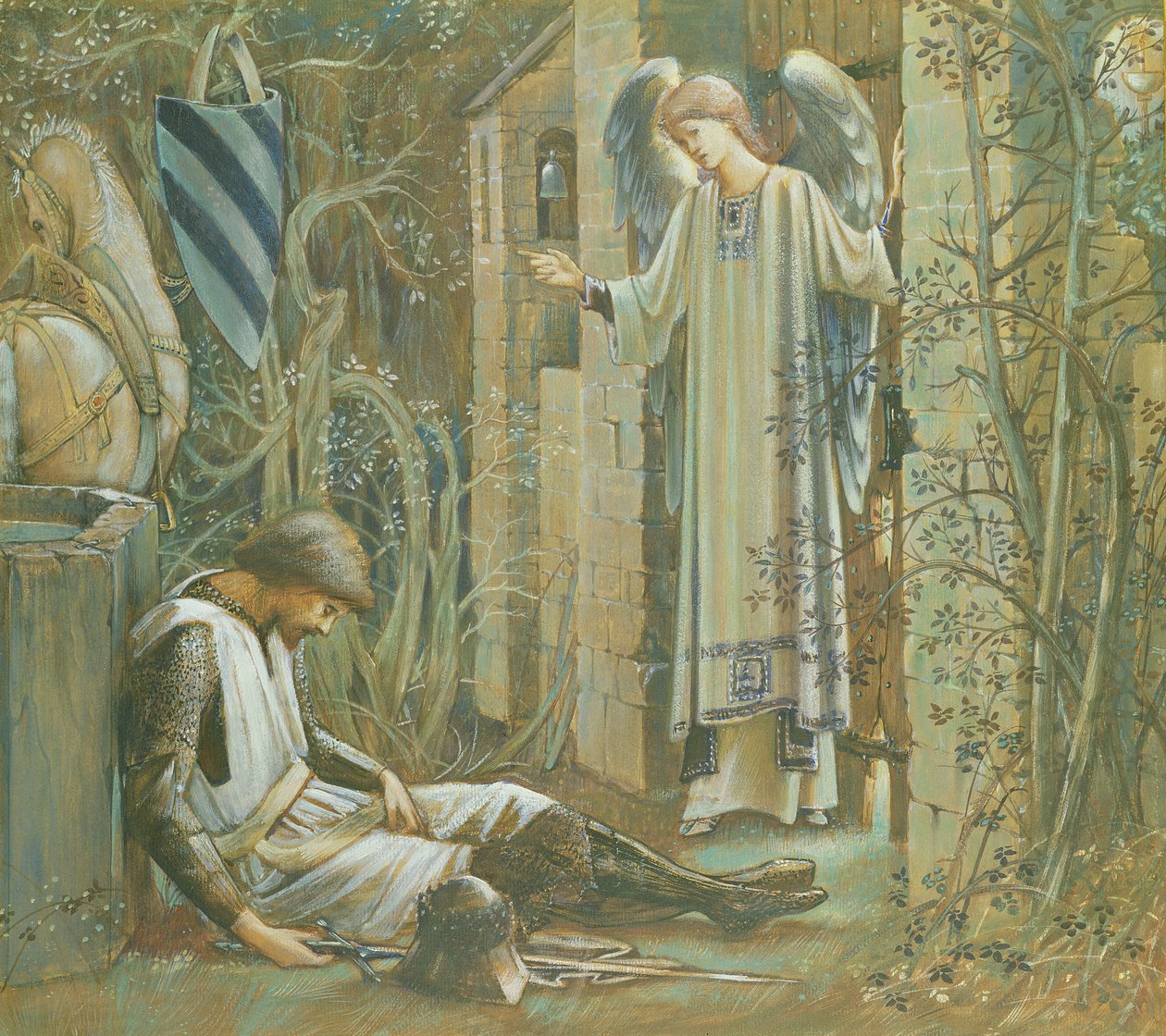 The Failure of Sir Lancelot by Edward Burne Jones