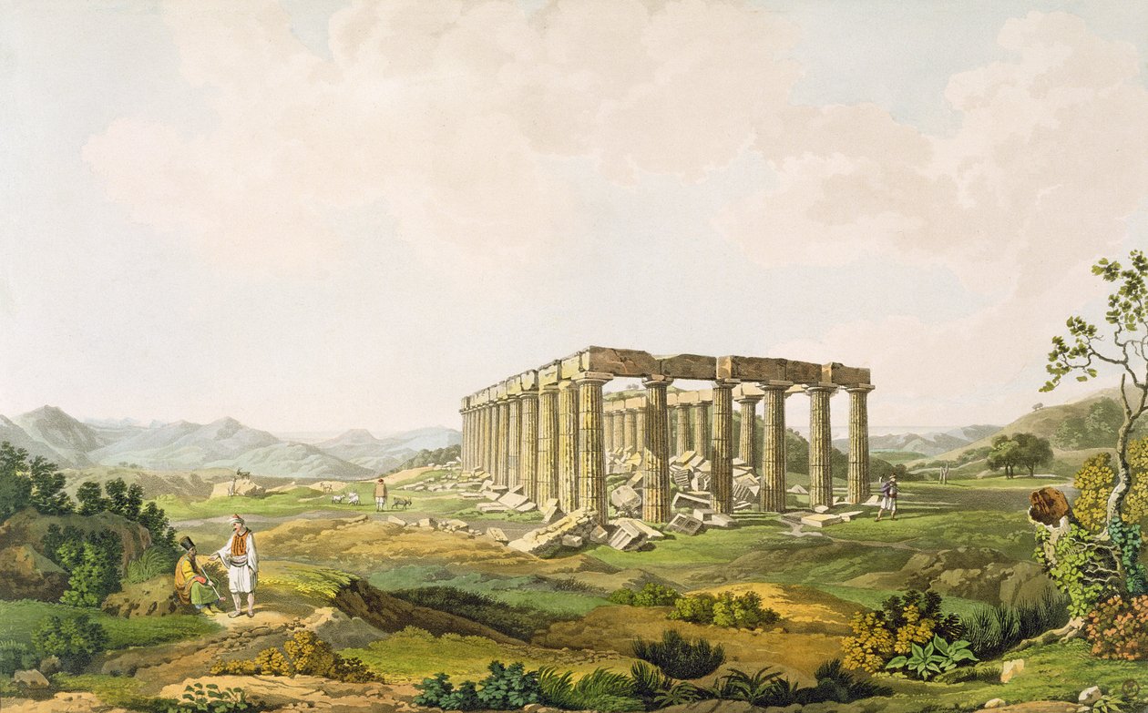 The Temple of Apollo Epicurius, plate 25 from Part 5 of 