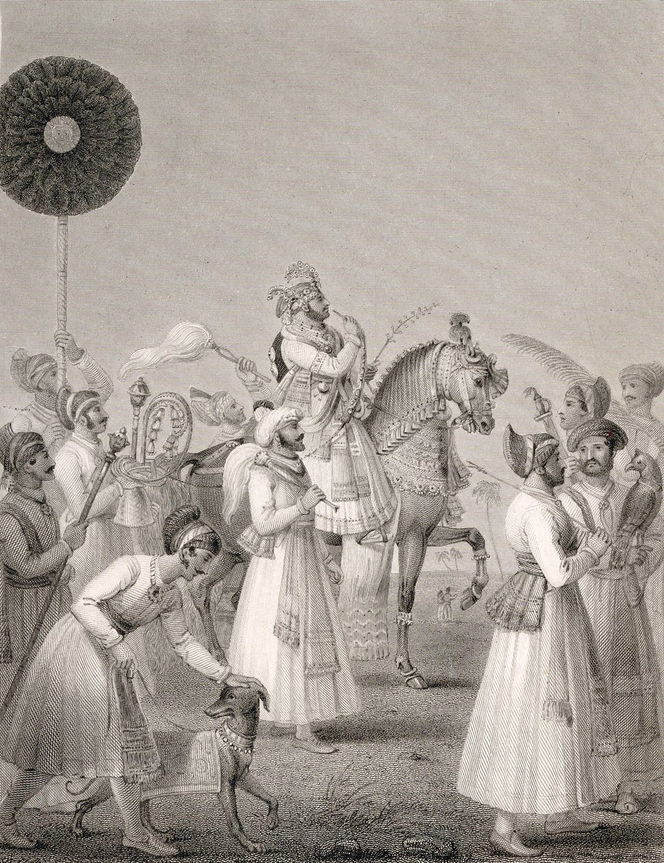 Maharana Bhim Singh of Udaipur by Edward Francis Finden